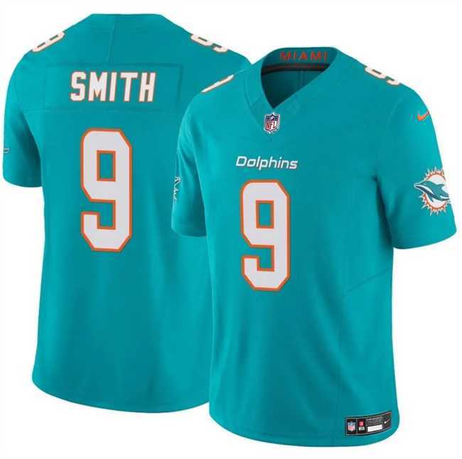 Men & Women & Youth Miami Dolphins #9 Jonnu Smith Aqua 2024 F.U.S.E Vapor Limited Stitched Jersey->miami dolphins->NFL Jersey